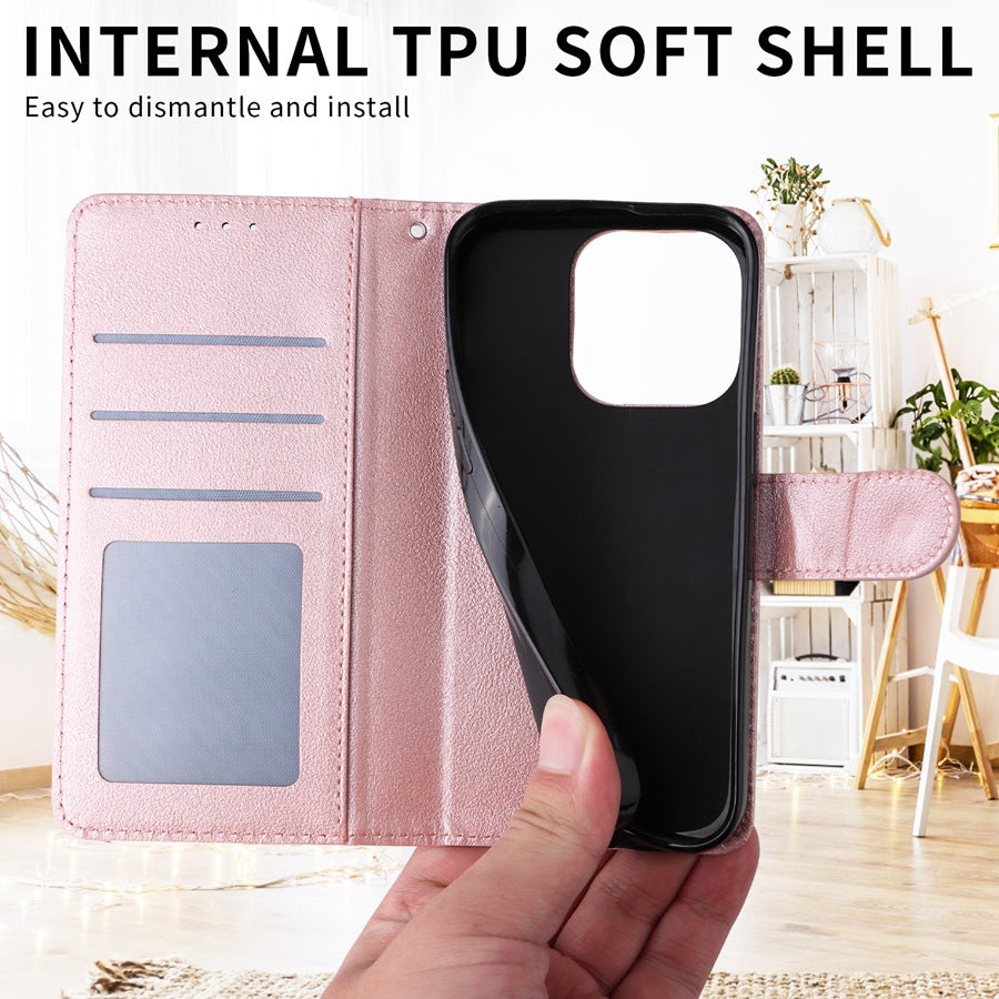 Stylish TPU Flip Case with Magnetic Closure for iPhone 15