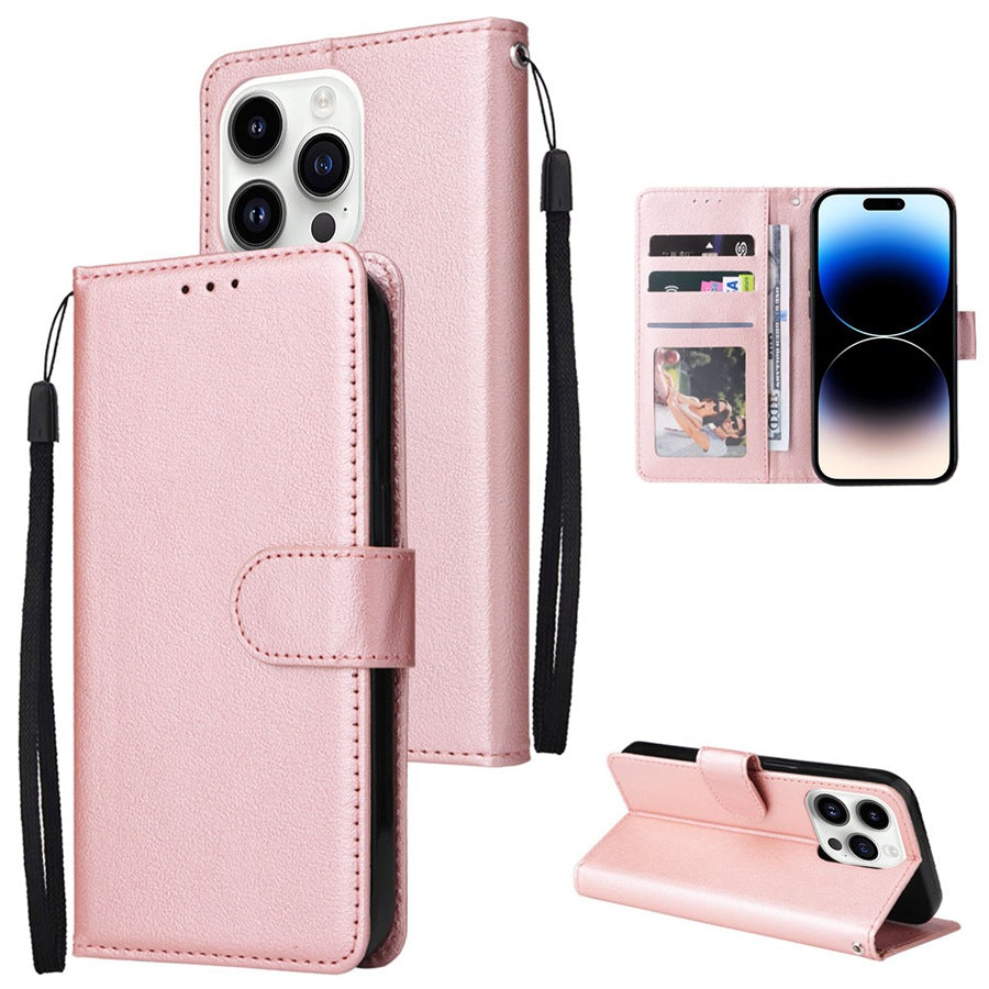Elegant Black Colour TPU Flip Case for iPhone