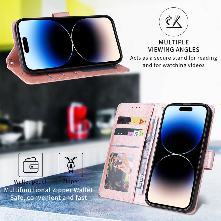 Rose Gold Colour TPU Flip Case for iPhone