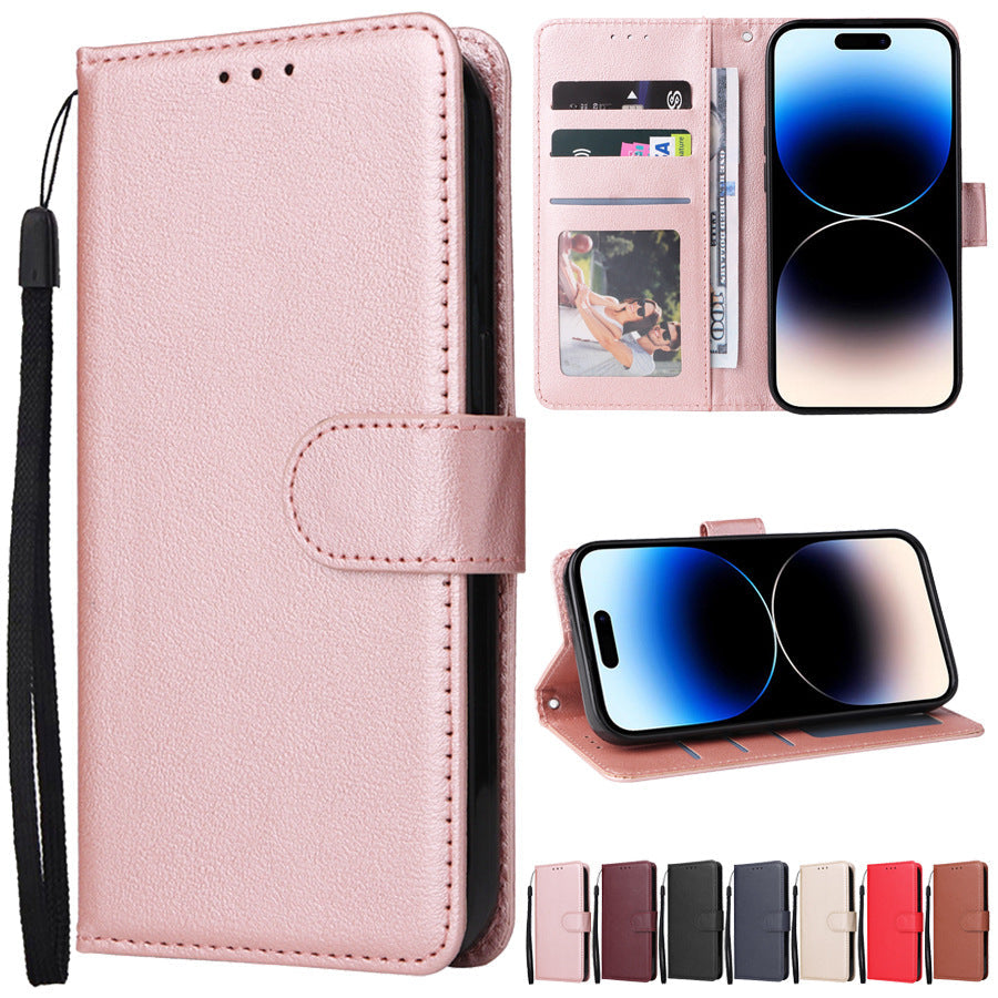 Close-up of TPU Flip Case for iPhone with Magnetic Feature
