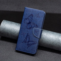 Blue iPhone case showing stand feature