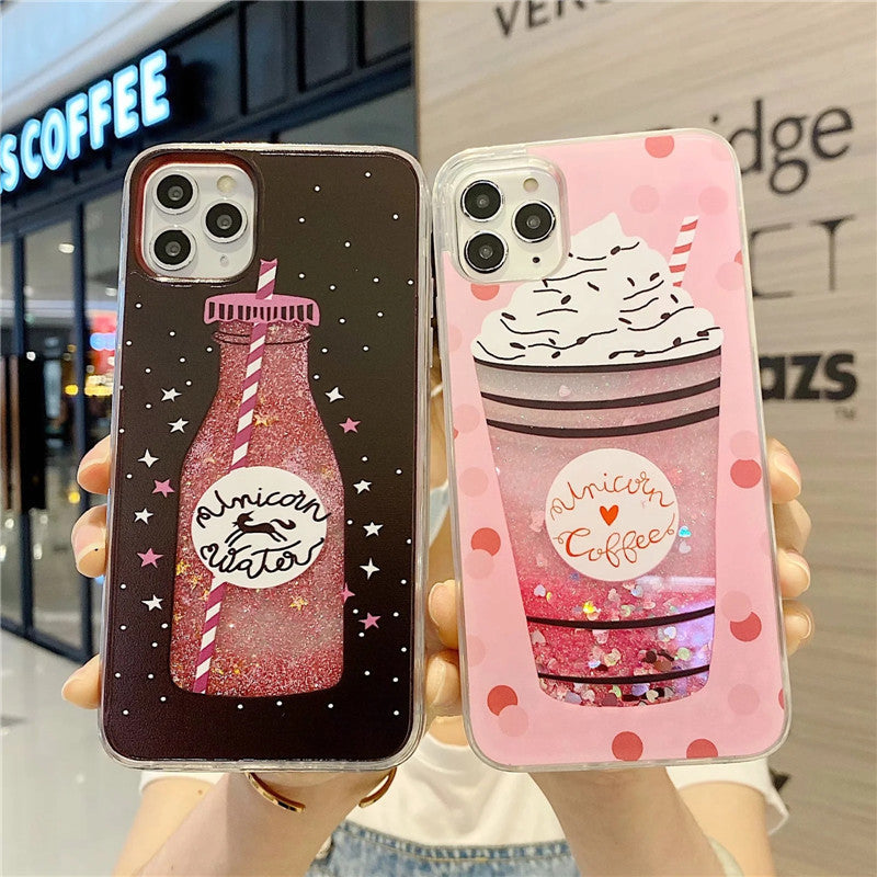 Stylish TPU phone case with ice cream design