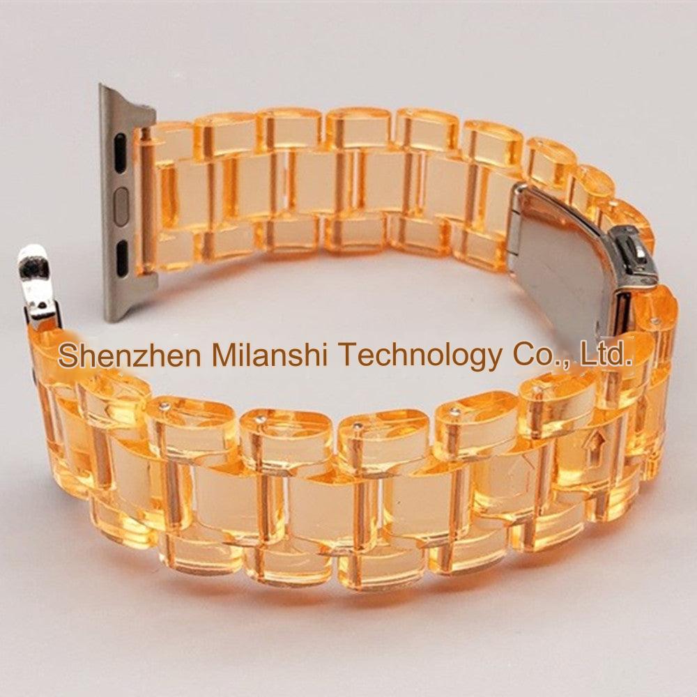 Adjustable watch band in pastel colours