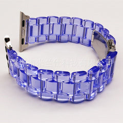 Lightweight resin watch band suitable for workouts