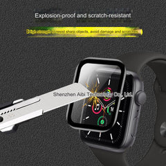 Close-up of anti-fingerprint watch protective film