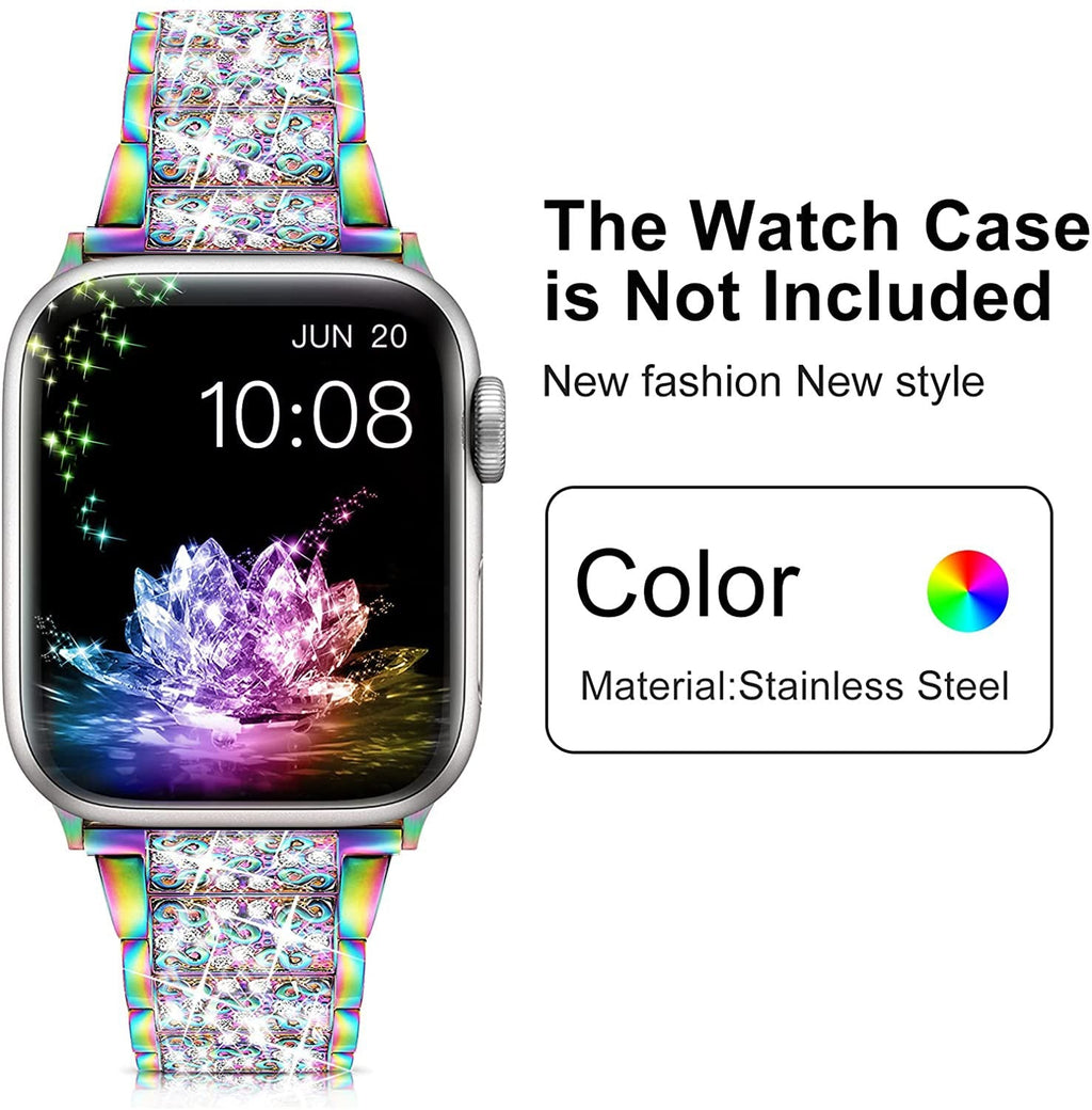 Zinc alloy Apple Watch band in purple