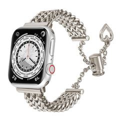 Stylish stainless steel heart woven chain bracelet image 5
