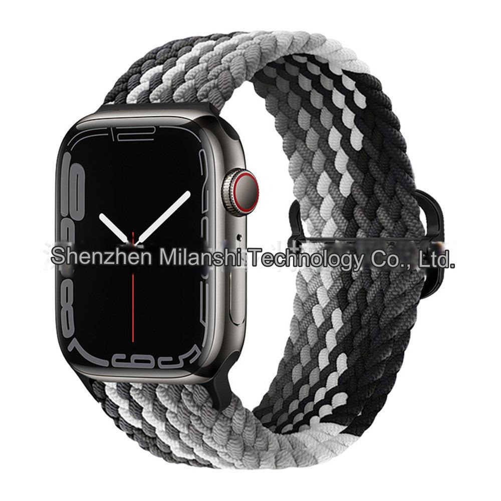Vibrant rainbow pattern watch band - Image 4