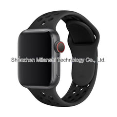 Image of dual colour silicone sport band for Apple Watch 10