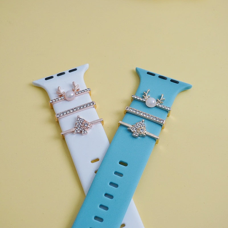 festive watch charms on Apple Watch