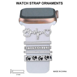 Stylish silver decorative silicone ring