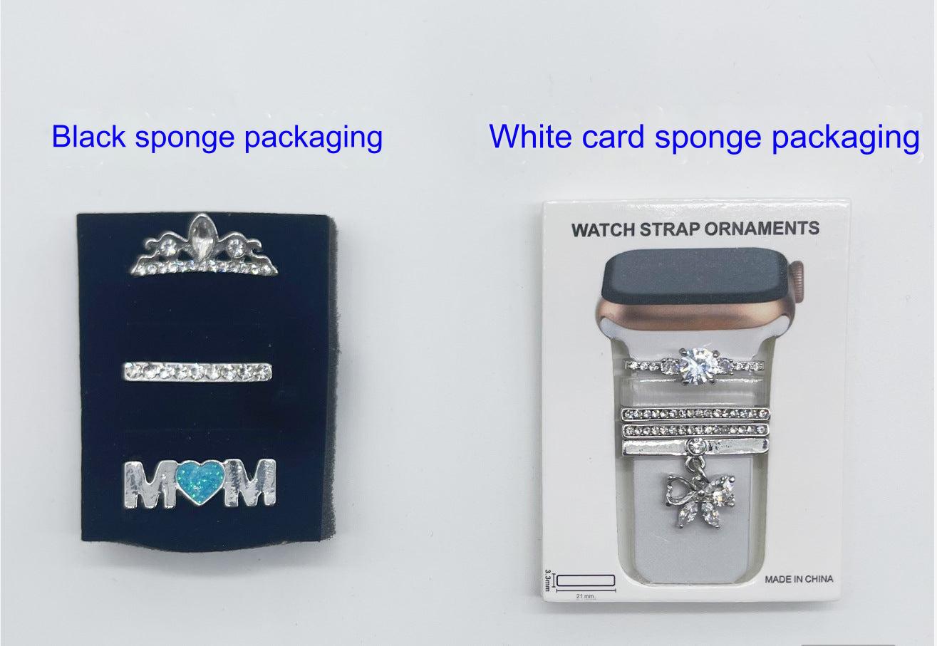 Rhinestone watch strap for Apple Watch close-up - image 10