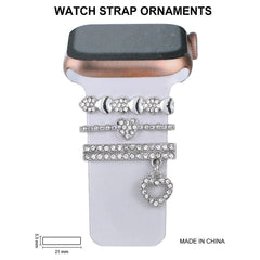 Close-up of rhinestone embellishments on watch strap - image 5