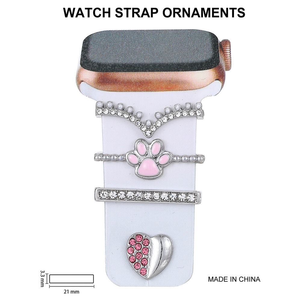 Rhinestone watch strap for Apple Watch close-up - image 10