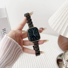 Stylish Irregular Metal Square Apple Watch Band Image 1