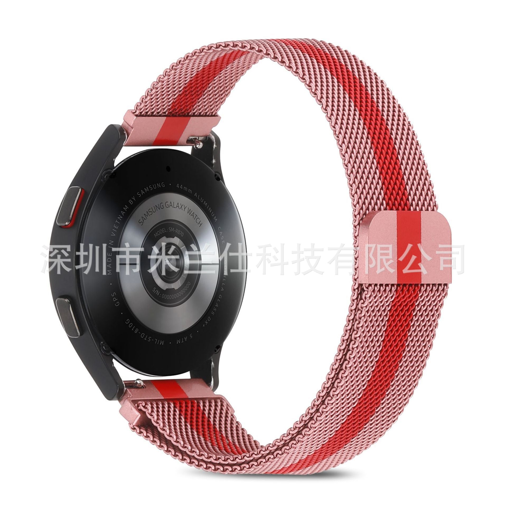 Milanese loop band in rose gold for smartwatches