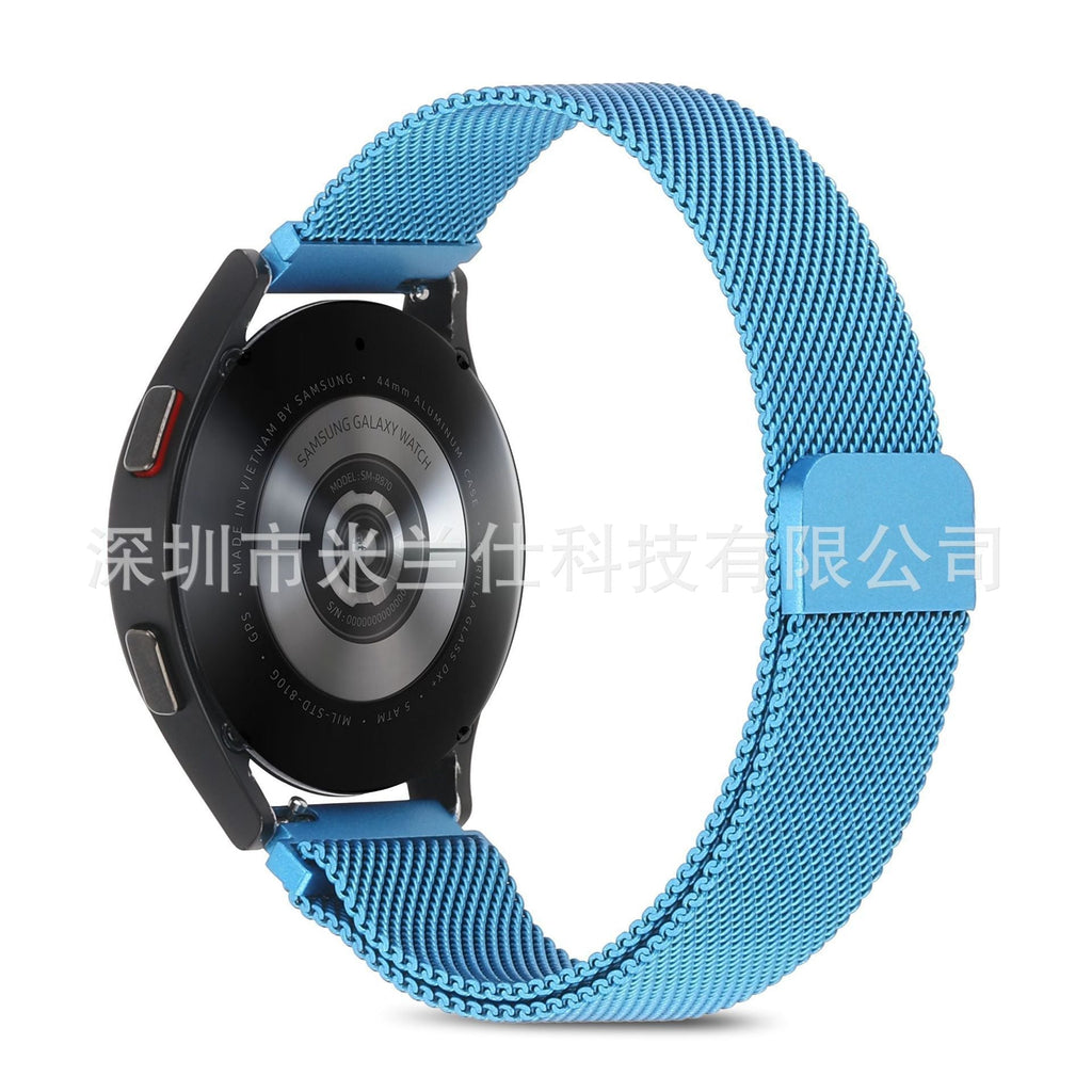 Different colour options for Milanese loop bands