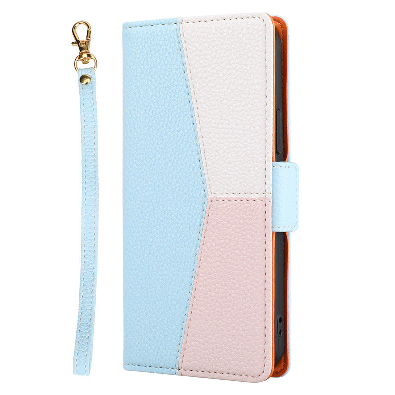 Different colour options of PU leather flip case