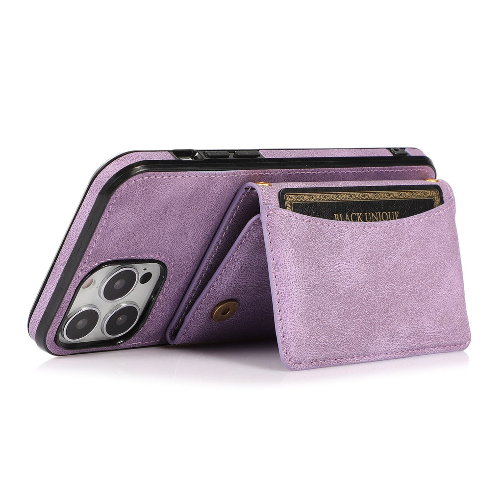 Multi-functional wallet case on table
