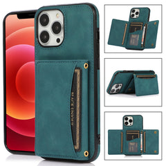 Brown leather wallet case for iPhone 15 Pro Max