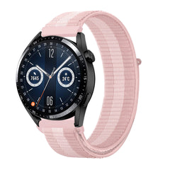 Nylon sport watch band in bright pink