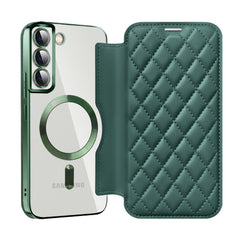 S24 Ultra case with card slots in purple