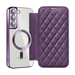 Magnetic flip case showing durable TPU material