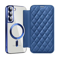 Stylish design of magnetic flip case for Galaxy S24 Ultra
