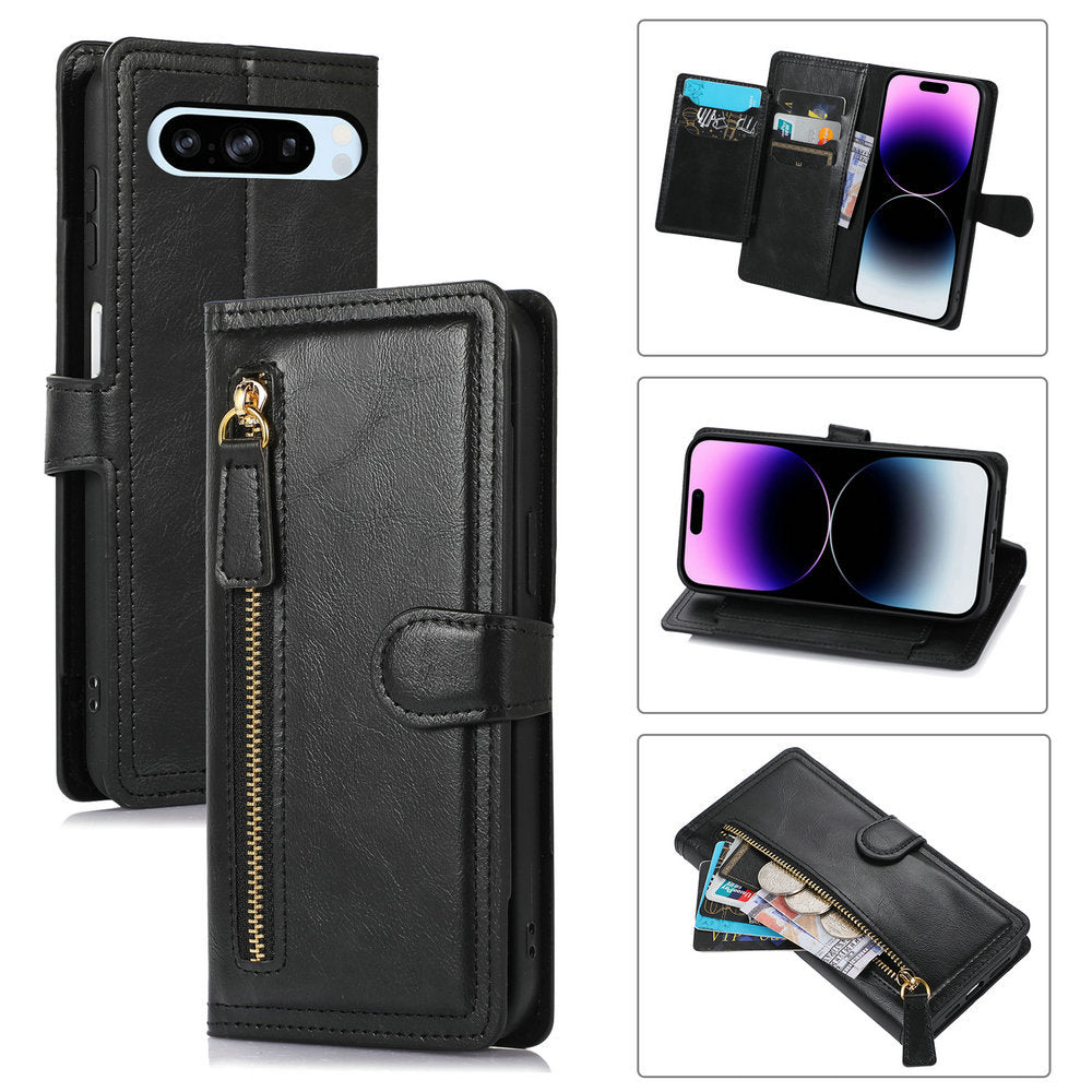 Google Pixel wallet case in stylish design with integrated stand