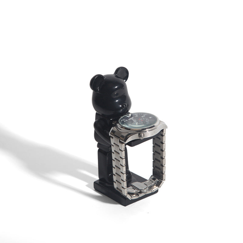 Astronaut Resin Stand for Apple Watch on a desk