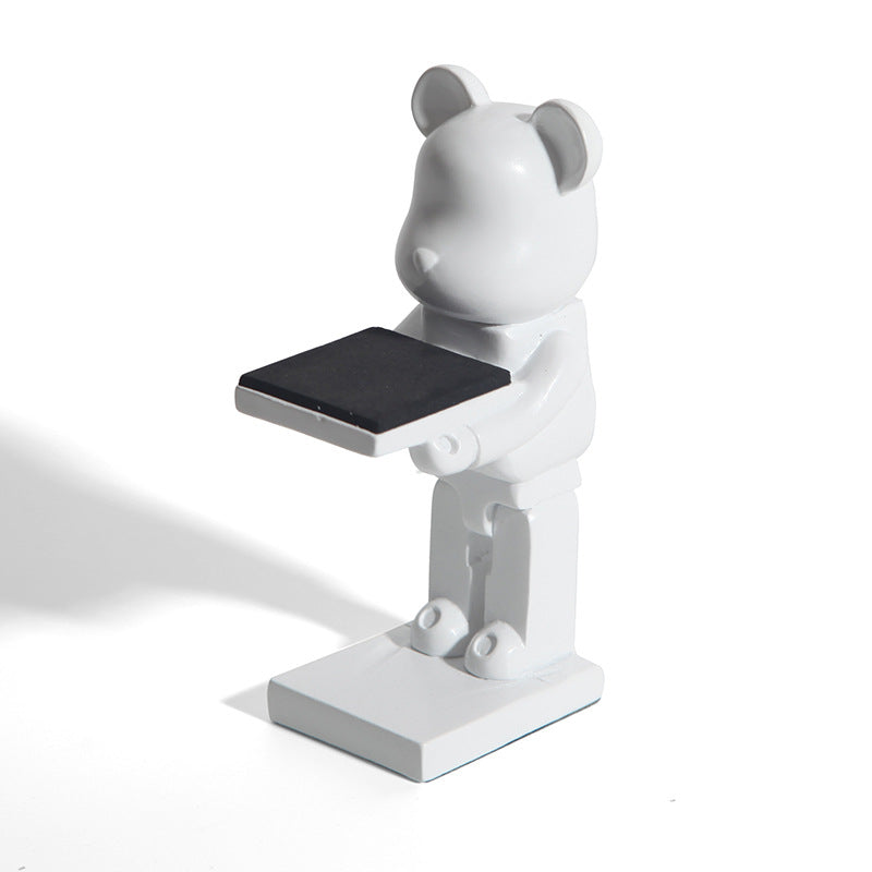 Close-up of white Astronaut watch holder