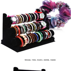 close-up of a dark green wristwatch display
