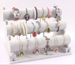 burlap bracelet display for shops
