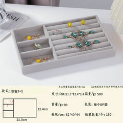 Versatile jewelry tray showcasing rings and watches