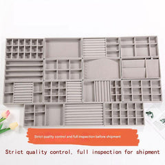 Minimalist design jewelry tray with compartments