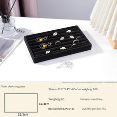 Versatile jewelry tray showcasing rings and watches