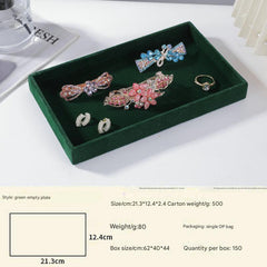 Minimalist design jewelry tray with compartments