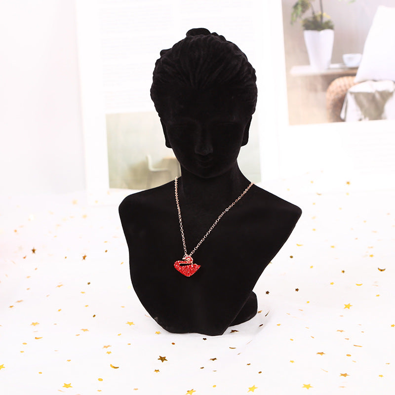 Elegant Resin Mannequin Jewelry Stand white finish