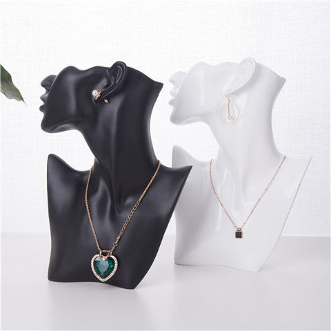 Elegant Resin Mannequin Jewelry Stand front view