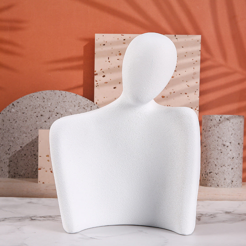 Elegant Resin Mannequin Jewelry Stand front view