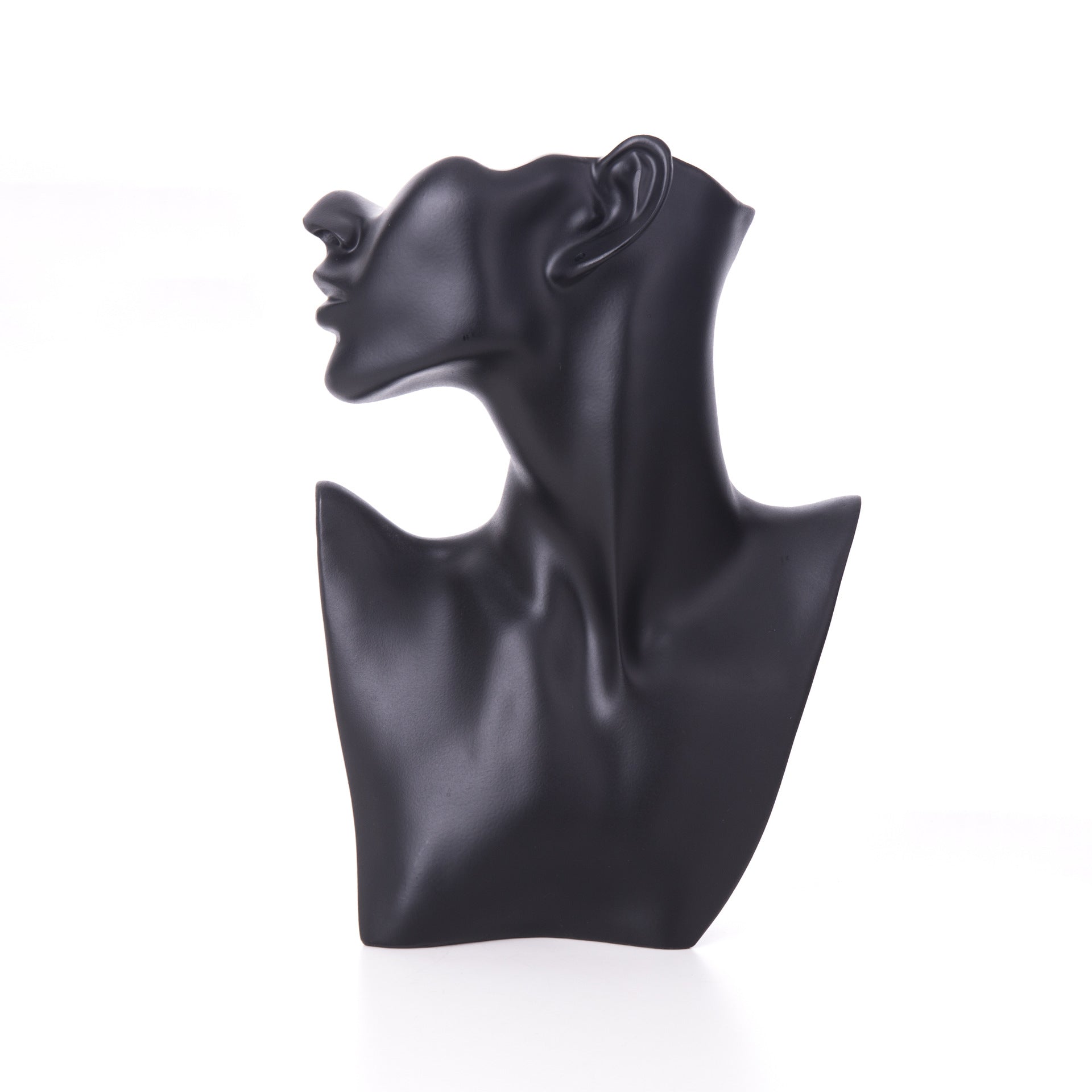 Elegant Resin Mannequin Jewelry Stand gold finish
