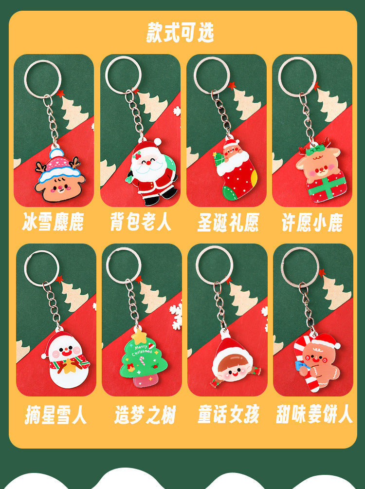 Cute acrylic keychain bag charm design 6
