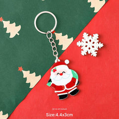 Fabulous festive acrylic keychains selection 7