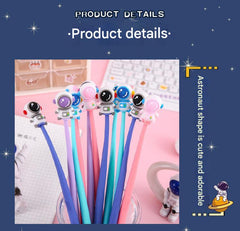 Cute astronaut-shaped gel pen with deep blue ink