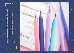 Pack of multicolour school gel pens