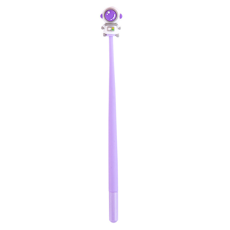 Cute astronaut-shaped gel pen with deep blue ink