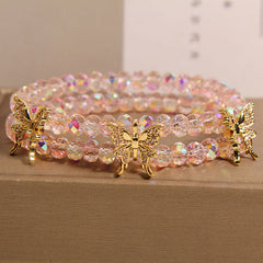 Gift packaging for stunning white crystal bracelet