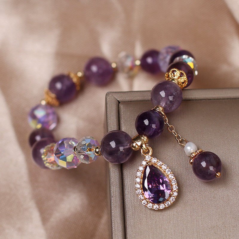 Stylish Amethyst Bracelet for women's fashion