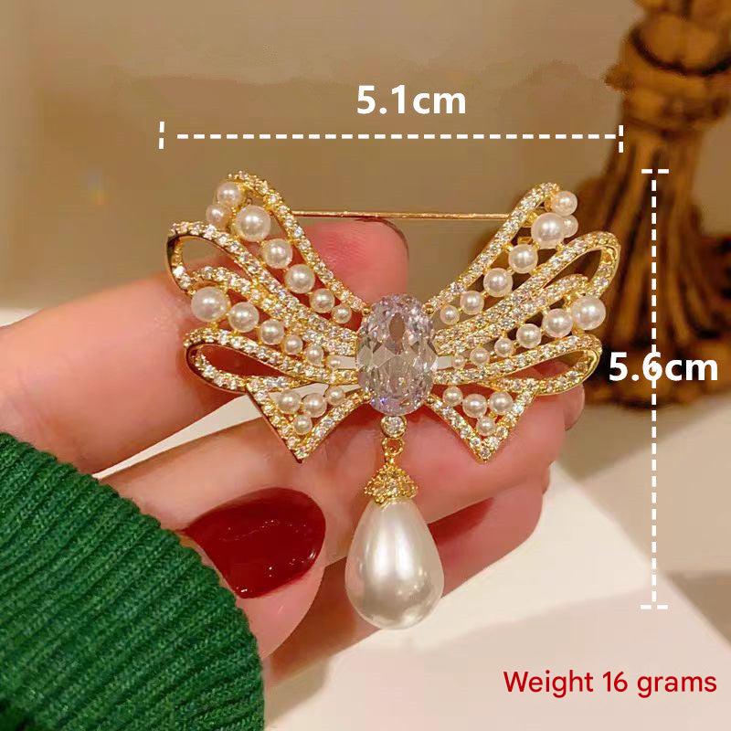 Close-up detail of vintage brooch