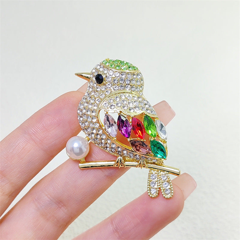 Elegant Alloy Brooch with vibrant colours